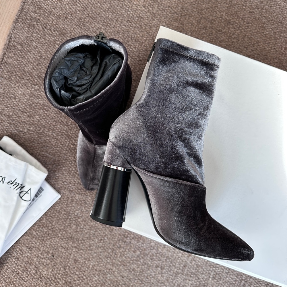 3.1 Phillip Lim Kyoto Boots | Olive Velvet